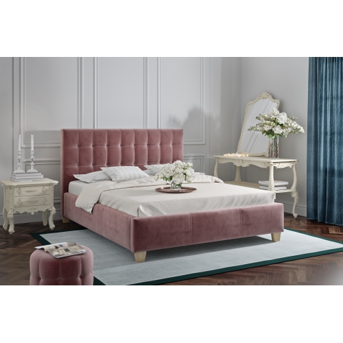 Łóżko Dolores 180 x 200 , z pojemnikiem , z twardym  materacem ,   bonel kieszonki , Comforteo